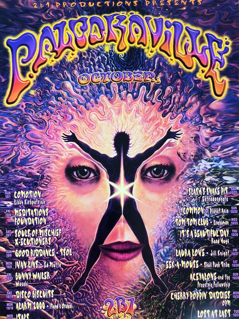 The Artworks MHP 103 October - 2000 Poster Palookaville Santa Cruz, CA 1st Gig Posters