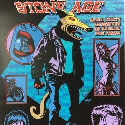 Queens Of The Stone Age - 2008 Justin Hampton Poster Vancouver, BC, CAN PNE Foru