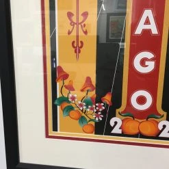 The Allman Brothers Band - 2002 Daniel Bretz Poster Chicago FRAMED