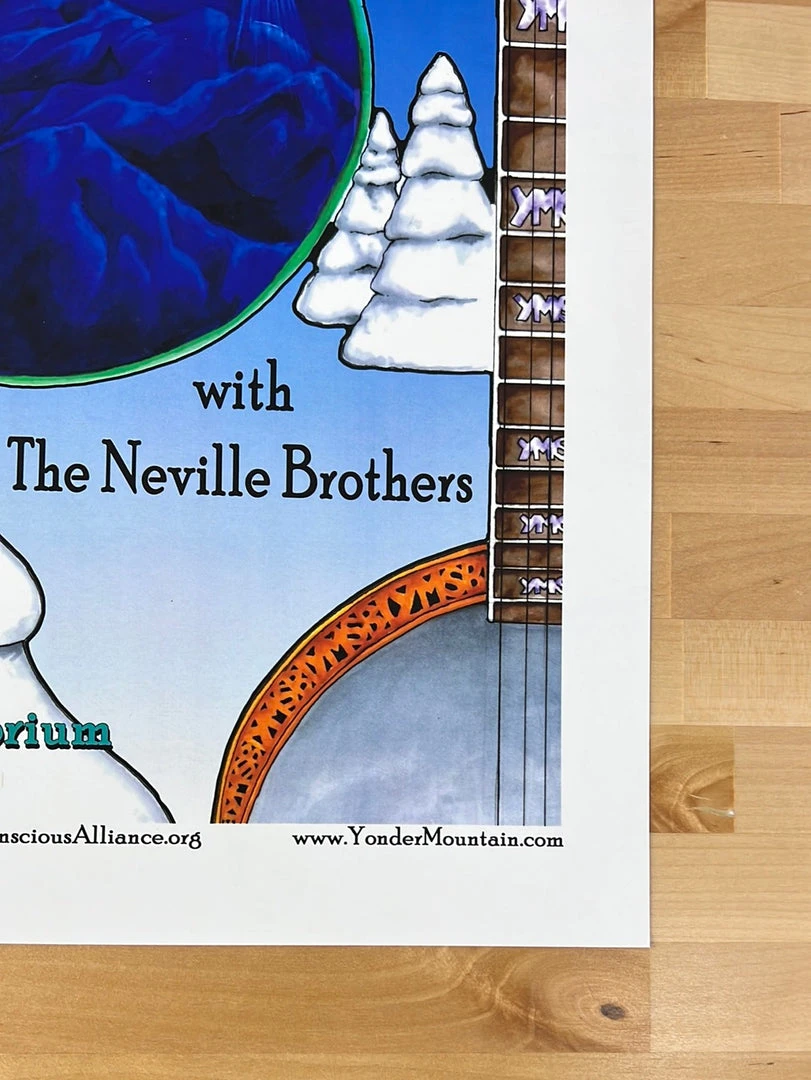 Yonder Mountain String Band - 2005 Jamie Huntsman Poster The Fillmore Denver, CO 12/30 Colorado