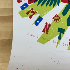 Ames Brothers Gig Posters Pearl Jam - 2005 Ames Design Poster (Damaged) Edmonton, AB, CAN Rexall Place