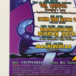 MHP 104 November - 2000 The Artworks Poster Maritime Hall San Fran 1st Gig Posters