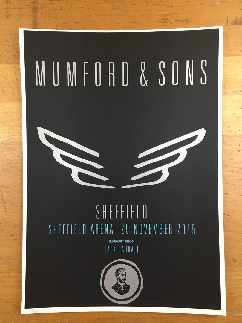 Sold Out Posters Mumford & Sons - 2015 Poster Sheffield, England, UK Sheffield Arena