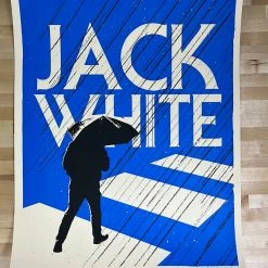 Jack White - 2018 Andrew Vastagh Poster Nashville, TN Bridgestone Arena Gig Posters