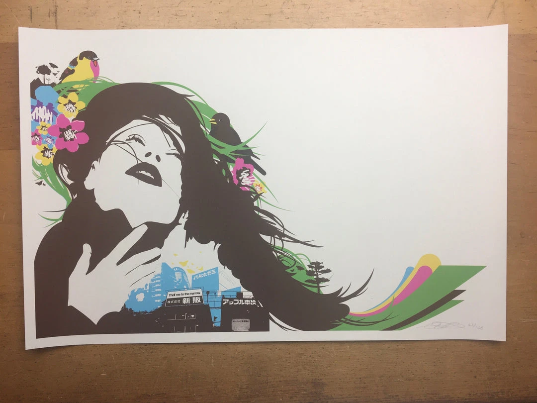 Thrill Me To The Marrow - 2006 Mike Davis Poster San Francisco, CA Cold Crush Go Art Prints