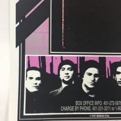 Wallflowers - 1997 Mark Arminski Poster Providence, RI Lupo's Heartbreak Hotel Gig Posters