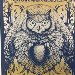 Gig Posters Yonder Mountain String Band - 2010 Michael Everett Blue Poster San Francisco, CA Fillmore