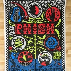 Phish - 2021 Sophy Hollington Poster Nashville, TN Ascend Amp Gig Posters