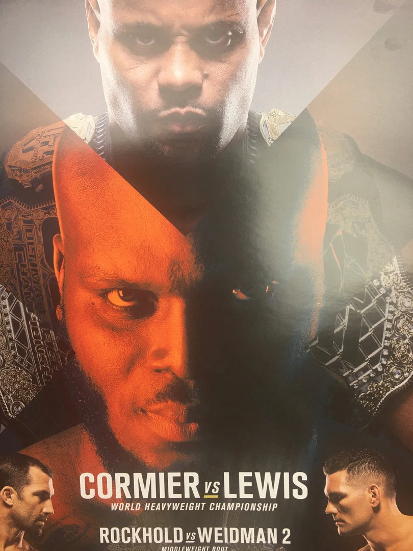 Sold Out Posters UFC 230 2018 Poster Cormier Vs Lewis & Rockhold Vs Weidman 2