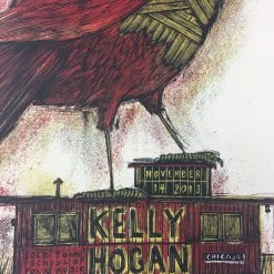 Kelly Hogan W/ Mark Eitzel - 2013 Dan Grzeca Poster Chicago, IL Old Town School