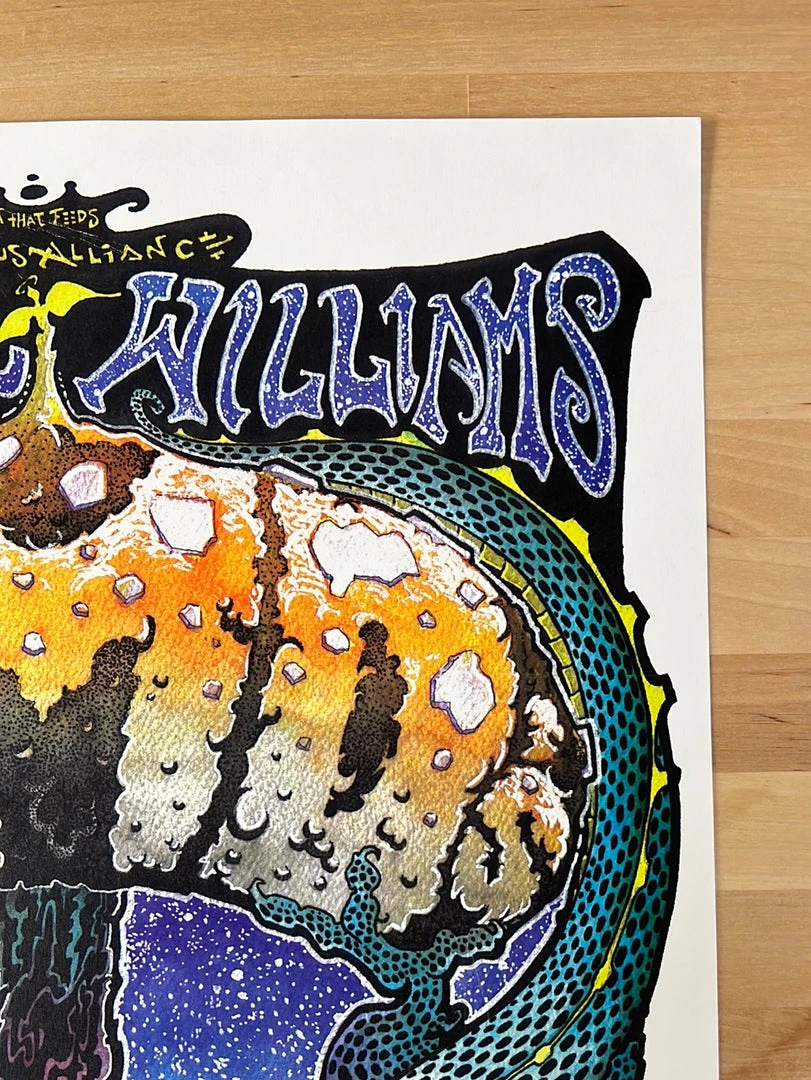 Keller Williams - 2008 Robert Marx Poster The Fillmore, Denver, CO