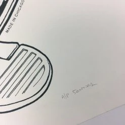 Reclaim, Erode - 2015 Justin Santora Poster Art Print Line Variant