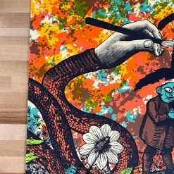 Primus - 2018 Status Serigraph Poster Red Rocks, Morrison, CO Autographed