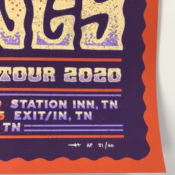 Half Hazzard Press Billy Strings - 2020 Half Hazard Poster Streaming Strings Surprise