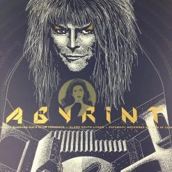 Gig Posters Labyrinth - 2008 Todd Slater Poster Austin, TX Alamo South Lamar