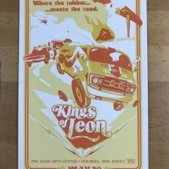 Kings Of Leon - 2017 Jason Malmberg Poster Holmdel, NJ, PNC Bank Arts Center Gig Posters