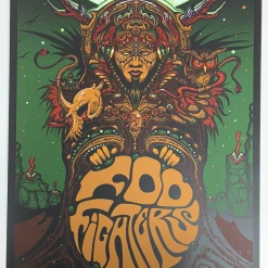 Gig Posters Foo Fighters - 2020 Jeff Wood Poster Athens, GA 40 Watt Club