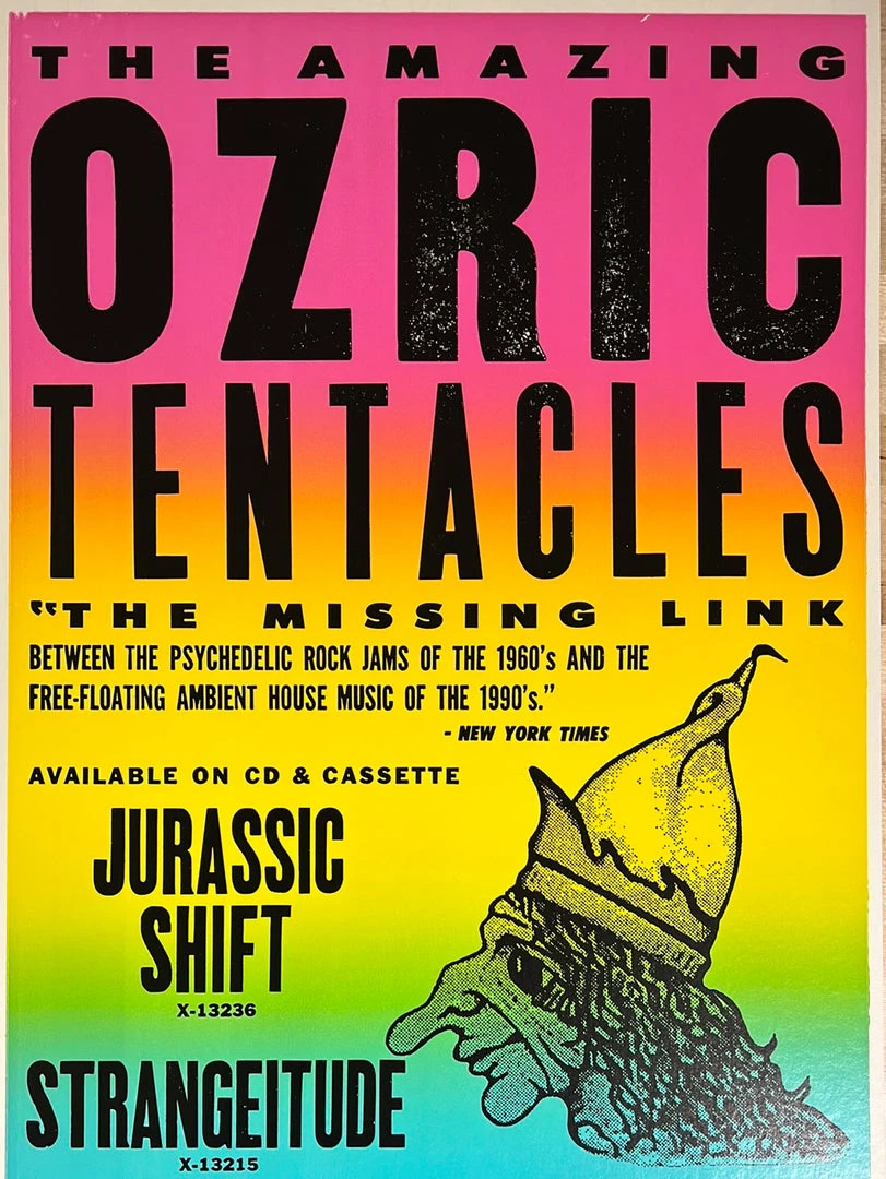 Colby Poster Printing Ozric Tentacles - 1990's Colby Poster UK, LA