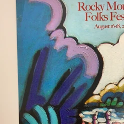 Sold Out Posters Colorado Rocky Mountain Folks Festival - 2002 Poster John Prine Lyons, CO