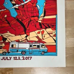 Ween - 2017 Tyler Stout Poster Red Rocks Morrison, CO Colorado