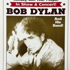 Bob Dylan - 2001 Geoff Gans Poster Syracuse, NY Oncenter War Gig Posters