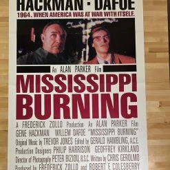 Sold Out Posters Mississippi Burning - 1988 One Sheet Movie Poster Original Vintage 27x40 Movie/TV Posters