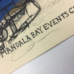 Muse - 2013 Dan Grzeca Poster Las Vegas, NV Mandalay Bay EC Gig Posters