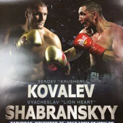 Sold Out Posters Boxing - 2017 Kovalev Vs Shabranskyy Poster