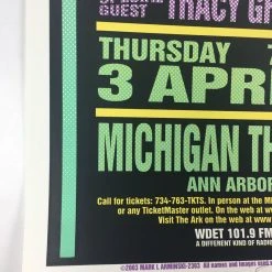 Joan Boaz - 2003 Mark Arminski Poster Ann Arbor, MI Michigan Theatre Gig Posters