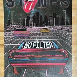 Sold Out Posters Rolling Stones - 2021 Poster Detroit, MI No Filter Tour Gig Posters