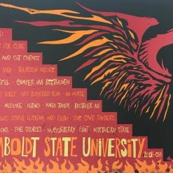 Humboldt University - 2007 Todd Slater Poster Humboldt, CA Van Duzer Theater