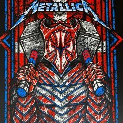 Metallica - 2018 Brad Klausen Poster Herning, DEN Jyske Bank Boxen