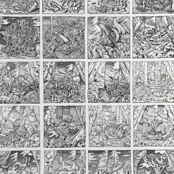 Sentient Factory Line Art - 2016 David Welker Poster, New York, Art Art Prints