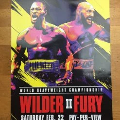 Sold Out Posters Boxing - 2020 Poster Wilder Vs Fury 2