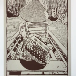 Radioactivity - 2015 Fugscreens Studios Poster Variant Chicago, IL Empty Bottle