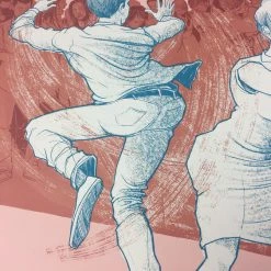 Walk The Moon - 2015 Justin Santora Poster Philadelphia, PA Theatre Of The Livin Gig Posters