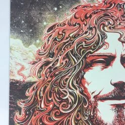 Robert Plant - 2015 Miles Tsang Poster Cary, NC Booth Amphitheater VARIANT