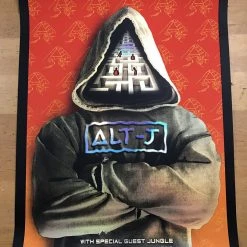 Alt-J - 2015 Emek Poster Santa Barbara Bowl, California FOIL Foil Posters