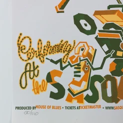 A.C. Newman - 2005 Guy Burwell Poster George, WA Gorge Amphitheatre