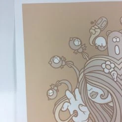 Art Prints Untitled (Tan Psych) - 2008 Mike Budai Poster Art Print