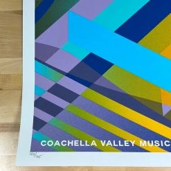 Coachella - 2018 Teddy Kelly Poster Empire Polo Indio, CA S/N