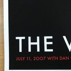 Jack White The White Stripes - 2007 Rob Jones Poster Charlottetown, PE Civic Center
