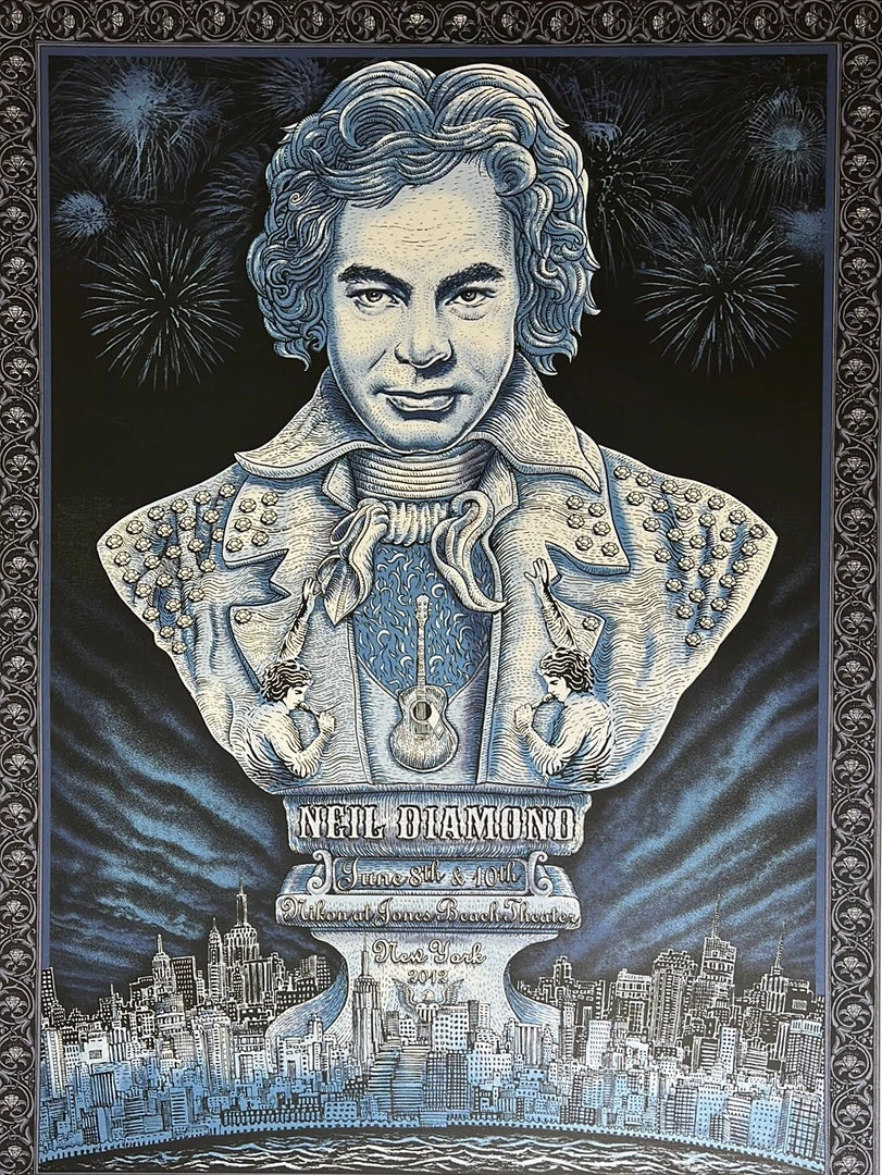 Neil Diamond - 2012 Emek Poster New York, NY S/N/AP