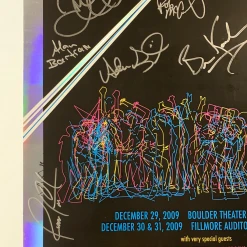 Colorado Yonder Mountain String Band - 2009 Art-i-fact Poster, CO FOIL Fillmore