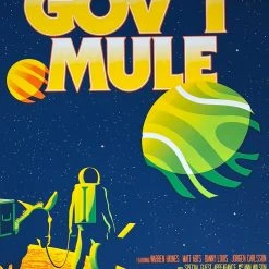 Gov't Mule - 2021 Mike Tallman Poster New Haven, CT Warren Haynes Gig Posters
