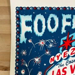 Foo Fighters - 2017 Chris Hopewell Poster Las Vegas, NV Gig Posters