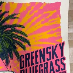 Gig Posters Greensky Bluegrass - 2021 Status Serigraph Poster Charleston, SC