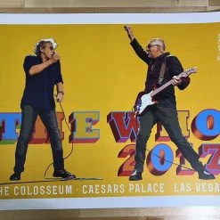 Sold Out Posters Gig Posters The Who - 2017 Poster Las Vegas, NV The Colosseum Caesars Palace