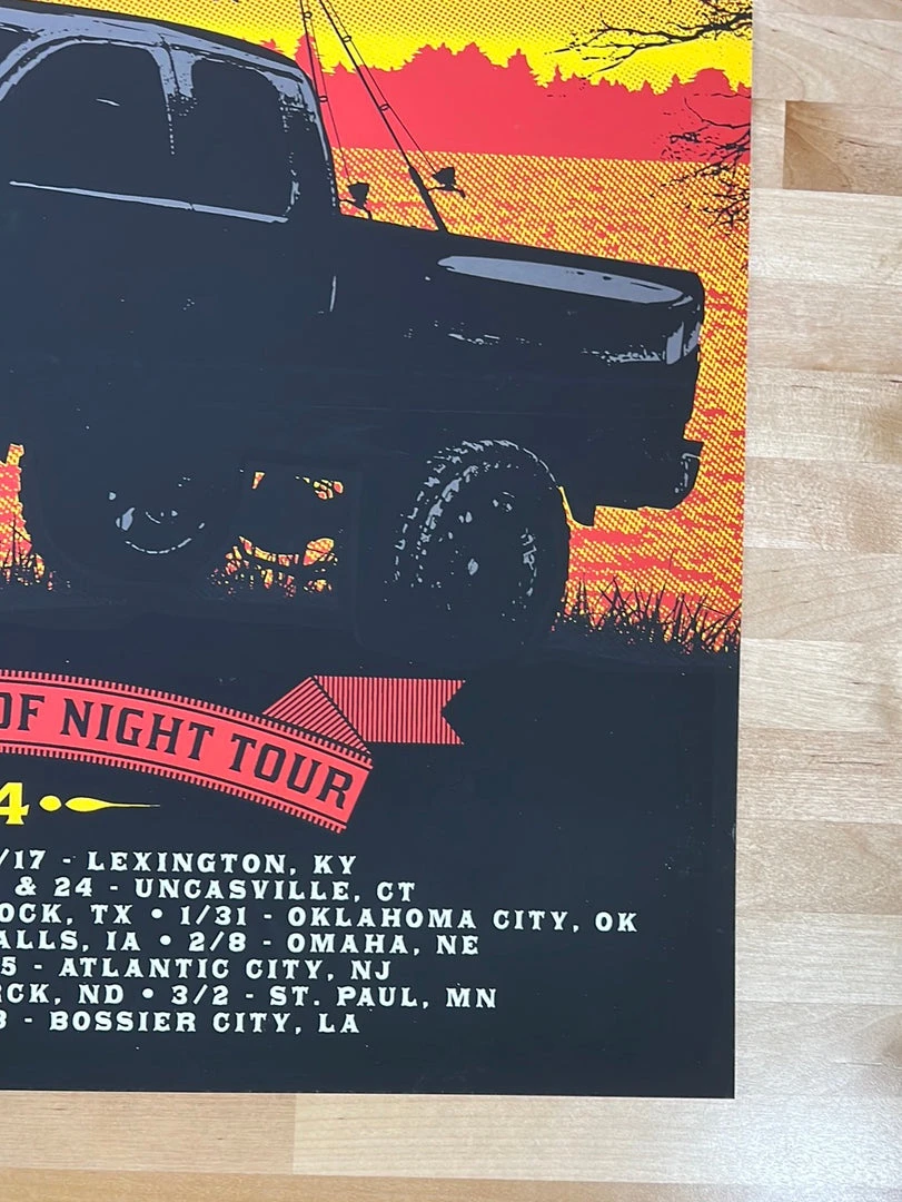 Sold Out Posters Luke Bryan - 2014 Poster That's My Kind Of Night Tour Gig Posters