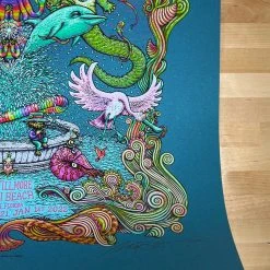 Umphrey's McGee - 2020/2021 Marq Spusta Poster Miami, FL 1st Teal